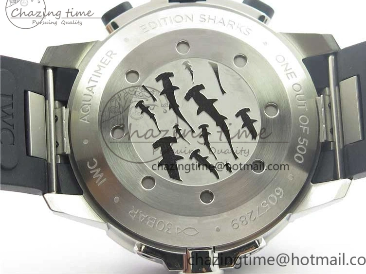 MIROTIME 0219 Aquatimer Chrono IW376803 V6F 1:1 Best Edition Gray Dial on Rubber Strap A FlexibleFit 7153